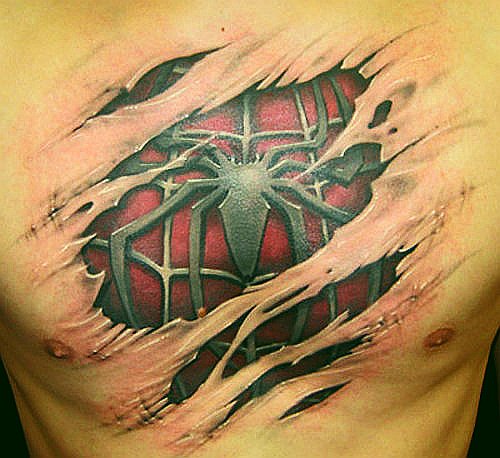 d tetovaa spidermana
