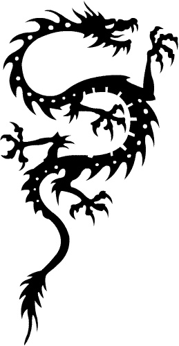 Keltska tetovaa kineskog zmaja