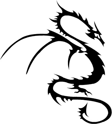 Keltska tetovaa kineskog zmaja