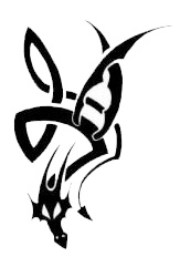 Tribal tetovaa zmaja
