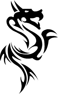 Tribal minimalistika tetovaa